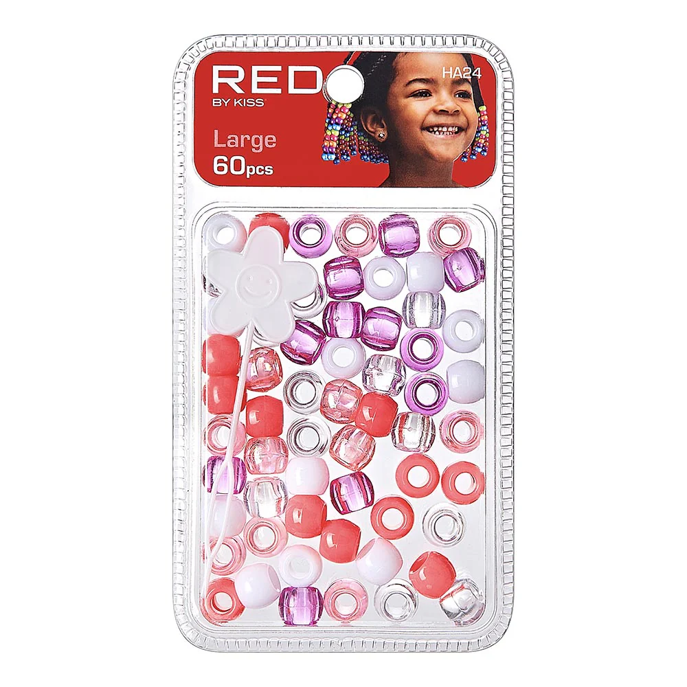 RED by KISS Large Hair Beads (60pcs) - Image 9