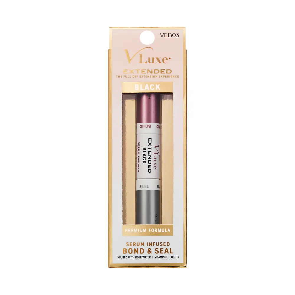 VLuxe By i•ENVY Lash Extension Bond & Seal Glue – Dual-Ended, Waterproof, Serum-Infused with Rosewater, Biotin & Vitamin C - Image 7