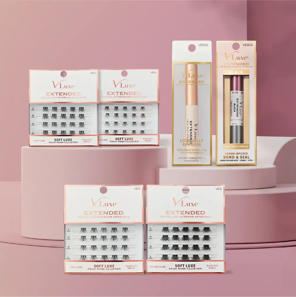 VLuxe By i•ENVY Lash Extension Bond & Seal Glue – Dual-Ended, Waterproof, Serum-Infused with Rosewater, Biotin & Vitamin C - Image 8