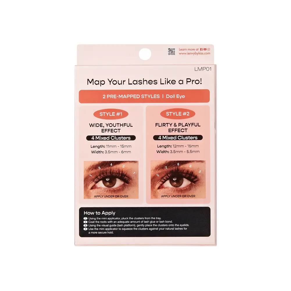 I-ENVY LashMap Pro Lash Cluster Kit with Mini Tweezer - Beginner Friendly DIY Eyelash Extensions - Image 10
