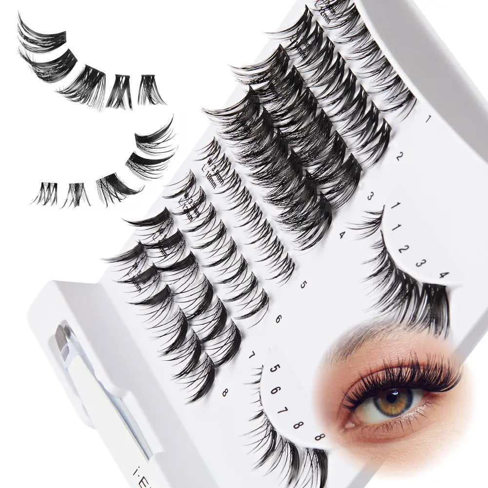 I-ENVY LashMap Pro Lash Cluster Kit with Mini Tweezer - Beginner Friendly DIY Eyelash Extensions - Image 16