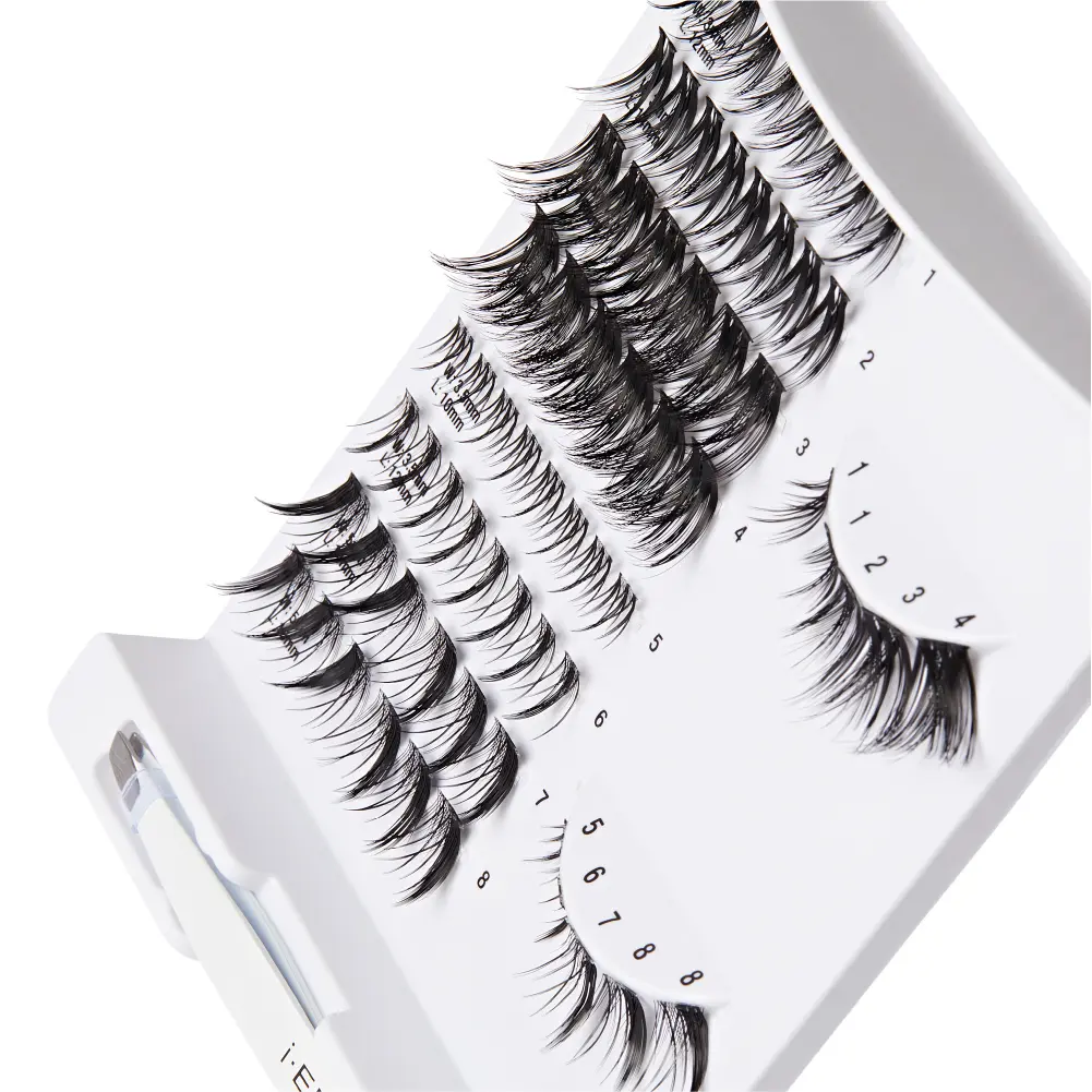 I-ENVY LashMap Pro Lash Cluster Kit with Mini Tweezer - Beginner Friendly DIY Eyelash Extensions - Image 19