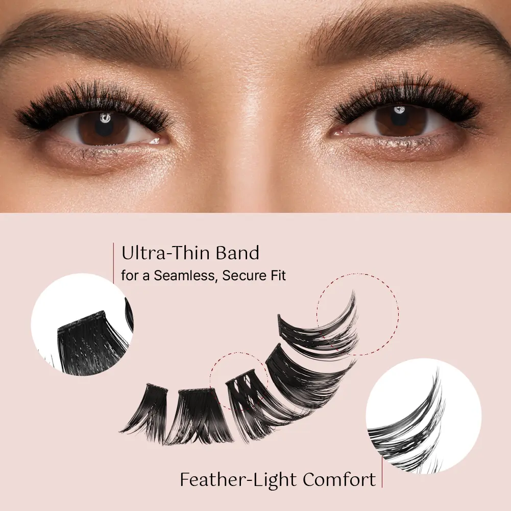 I-ENVY LashMap Pro Lash Cluster Kit with Mini Tweezer - Beginner Friendly DIY Eyelash Extensions - Image 27