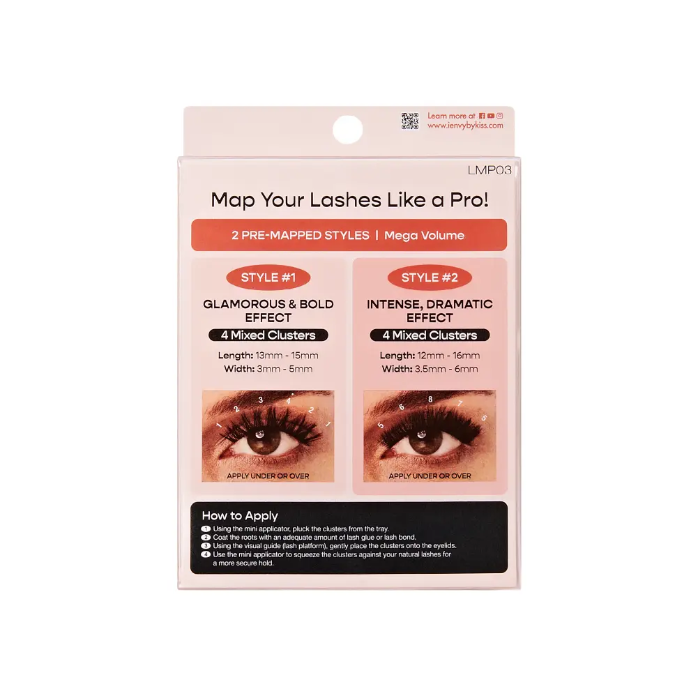 I-ENVY LashMap Pro Lash Cluster Kit with Mini Tweezer - Beginner Friendly DIY Eyelash Extensions - Image 33