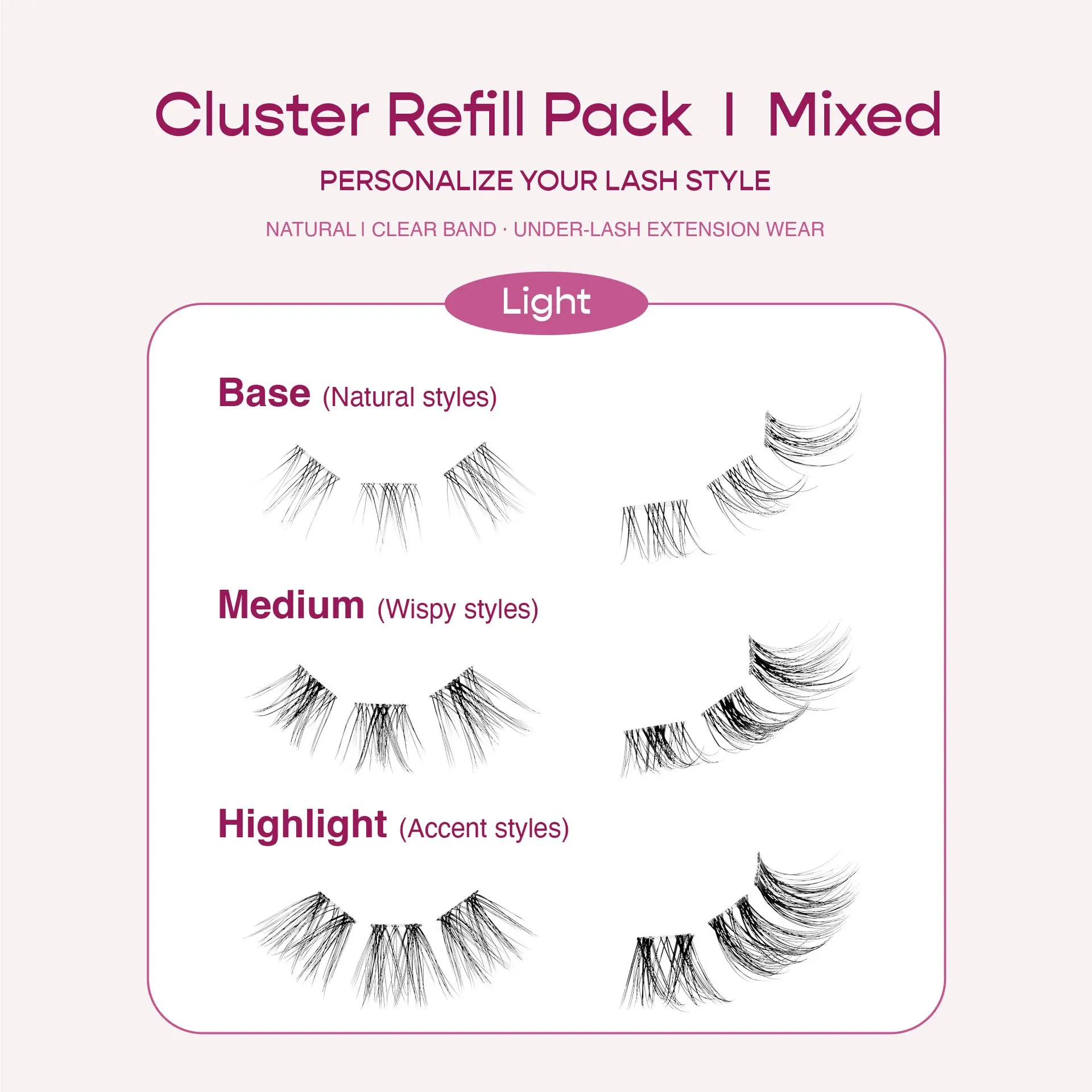 I-ENVY Light Cluster Palette Refill Pack - Mixed - Image 11