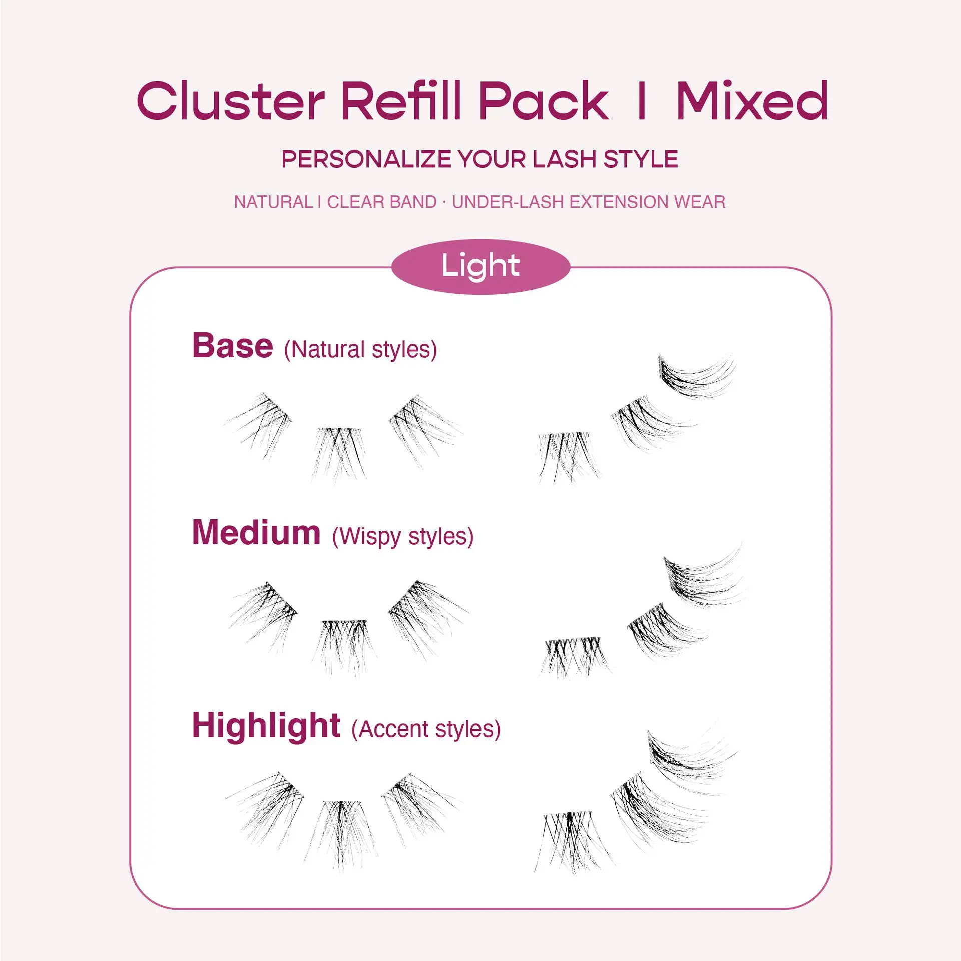 I-ENVY Light Cluster Palette Refill Pack - Mixed - Image 4