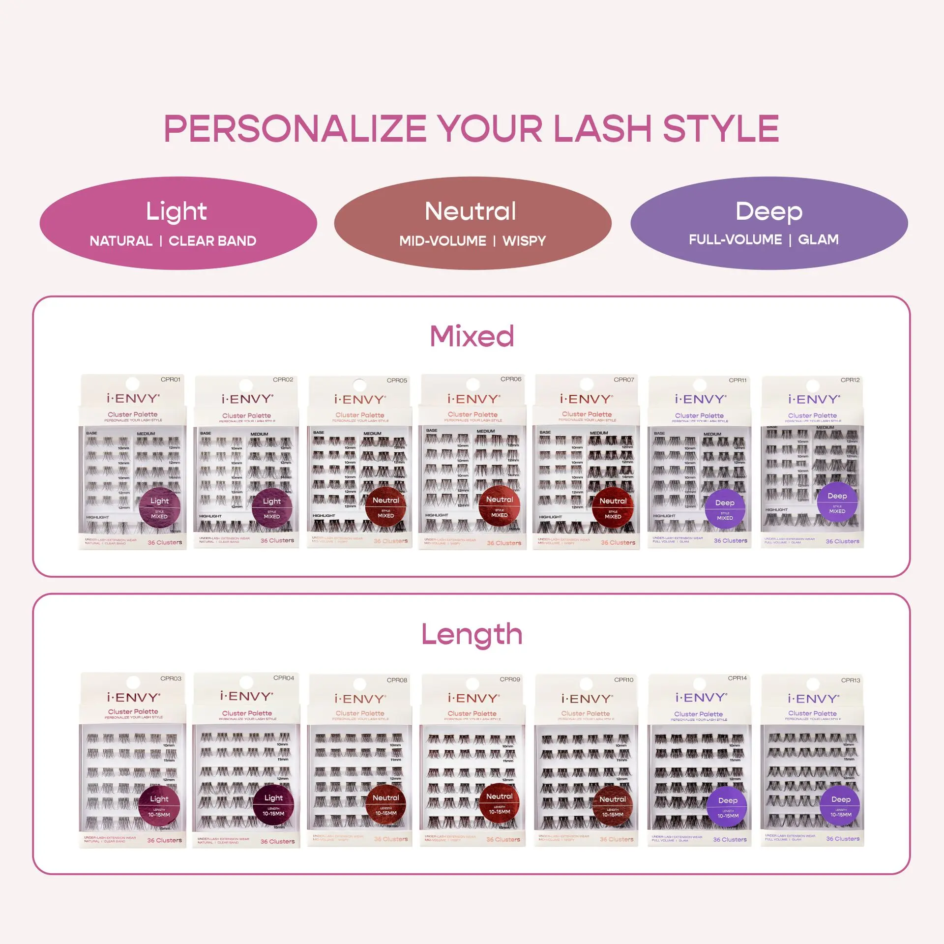 I-ENVY Light Cluster Palette Refill Pack - Mixed - Image 8