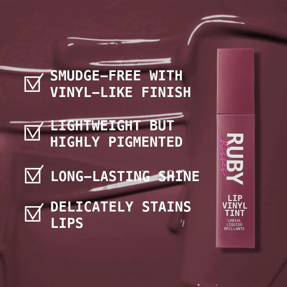 Ruby Kisses Lip Vinyl Tint Liquid Lipstick - Image 23
