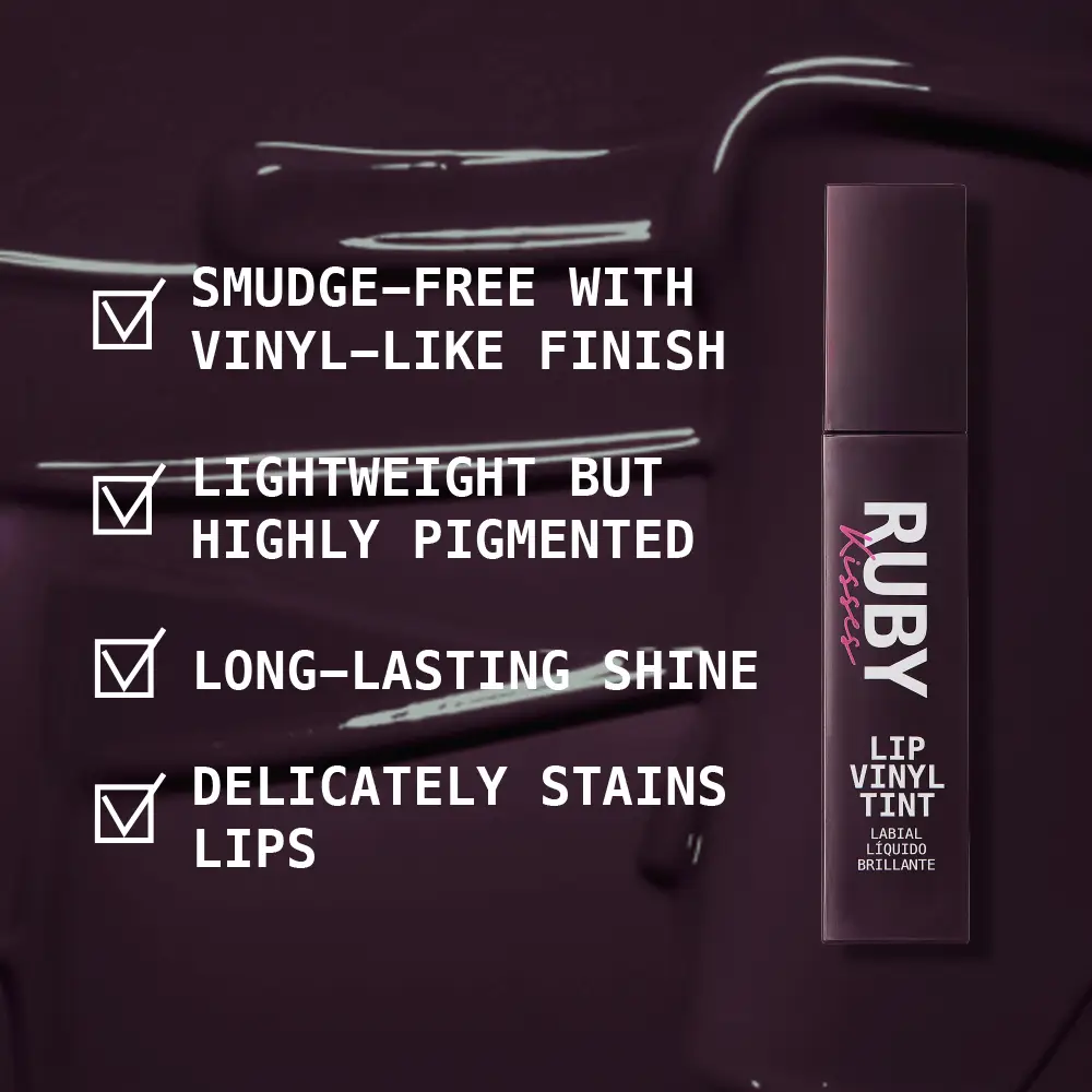Ruby Kisses Lip Vinyl Tint Liquid Lipstick - Image 25