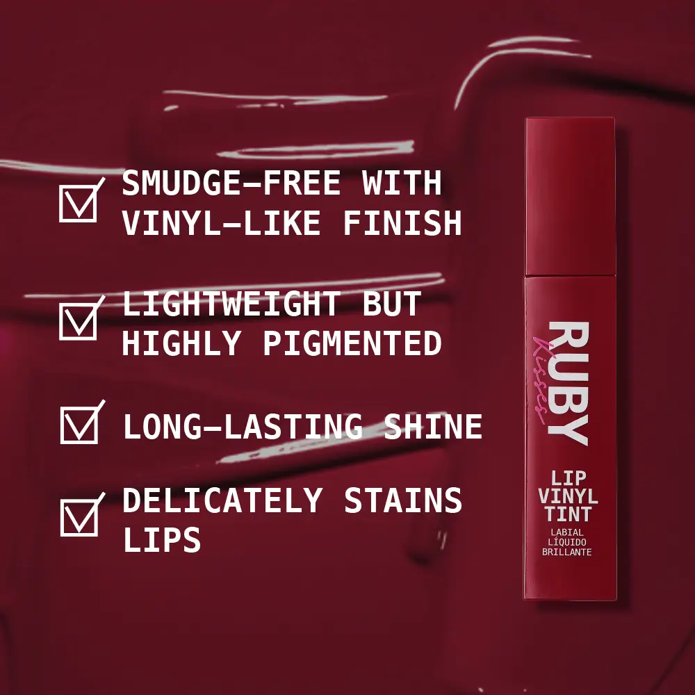 Ruby Kisses Lip Vinyl Tint Liquid Lipstick - Image 27
