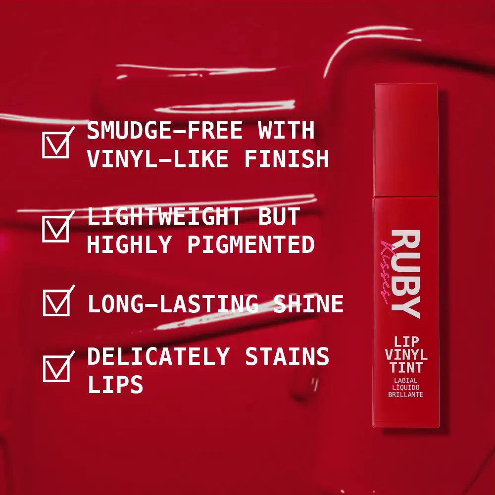 Ruby Kisses Lip Vinyl Tint Liquid Lipstick - Image 28