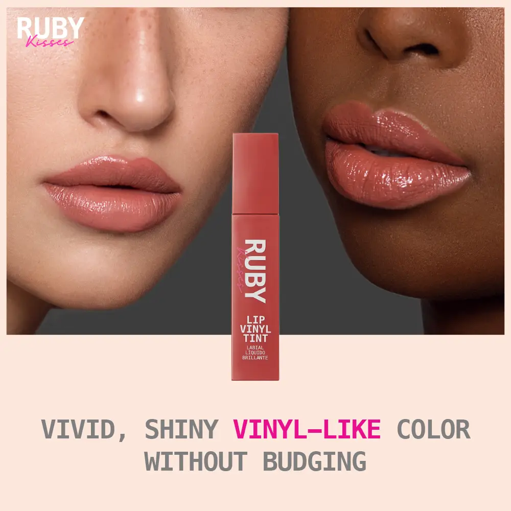 Ruby Kisses Lip Vinyl Tint Liquid Lipstick - Image 43