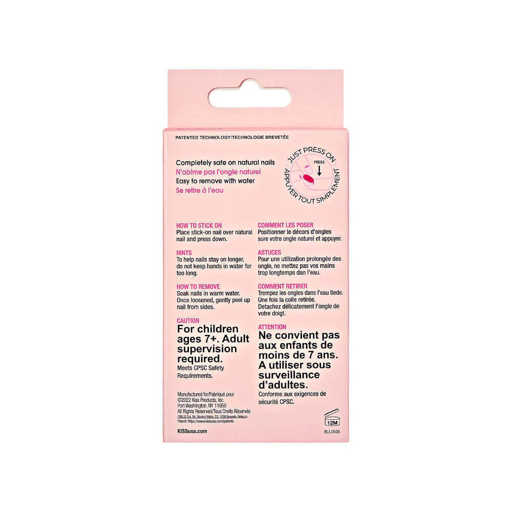 Gold Finger Little Diva Sticker Nails - Funny Face - Image 7