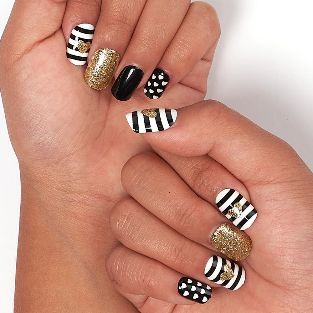 Gold Finger Little Diva Sticker Nails - Hollywood - Image 3