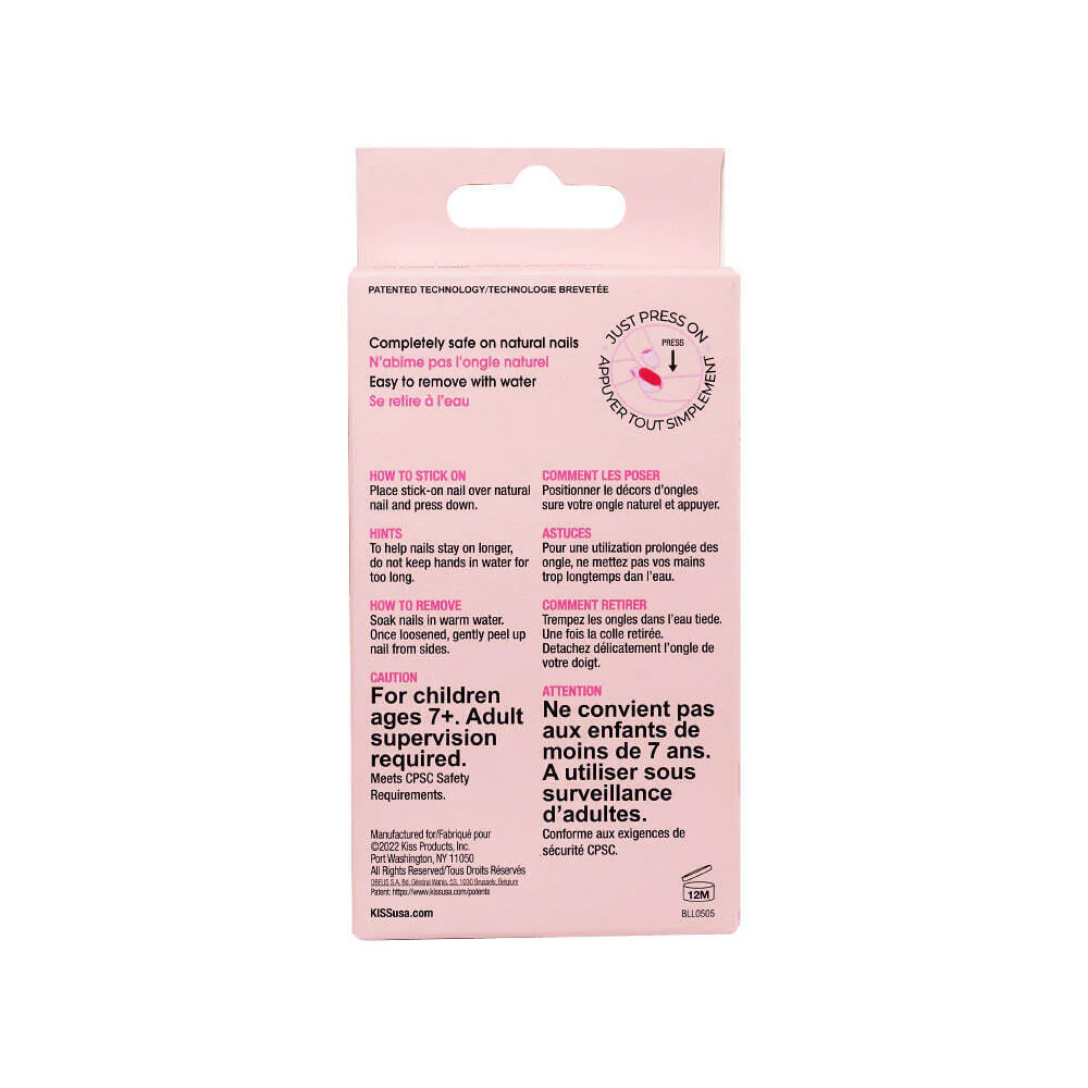 Gold Finger Little Diva Sticker Nails - Quite Time - Image 7