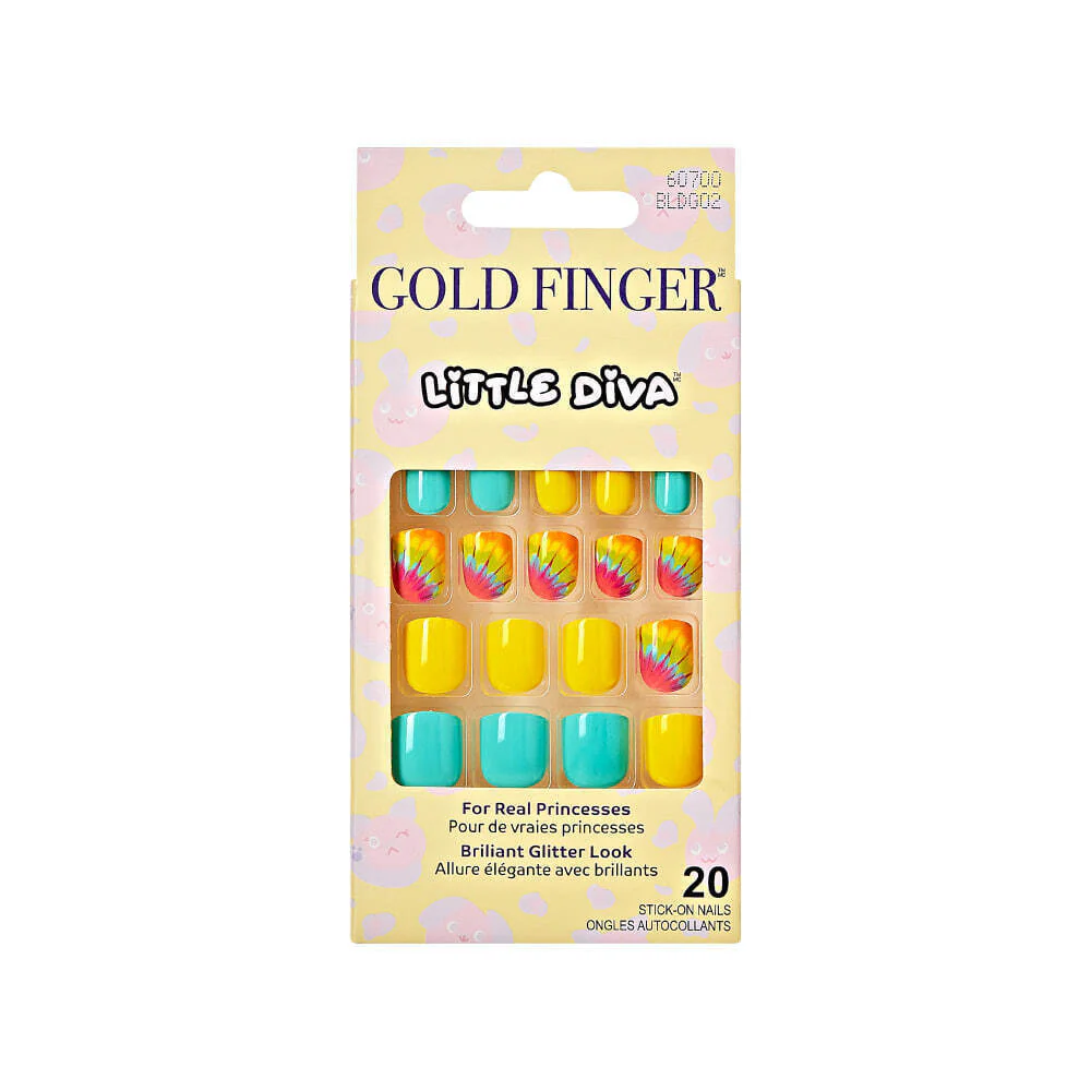Gold Finger Little Diva Sticker Nails - You're a Shining Star - Image 3