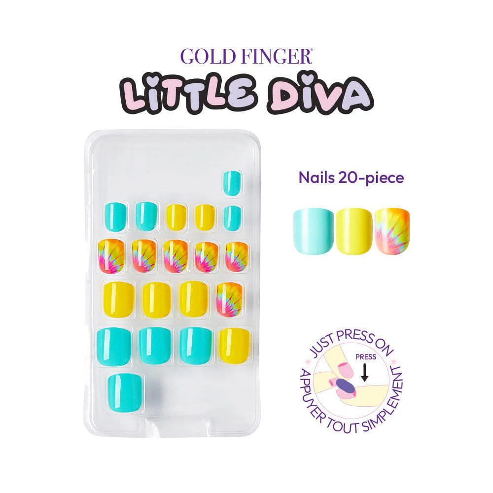 Gold Finger Little Diva Sticker Nails - You're a Shining Star - Image 4