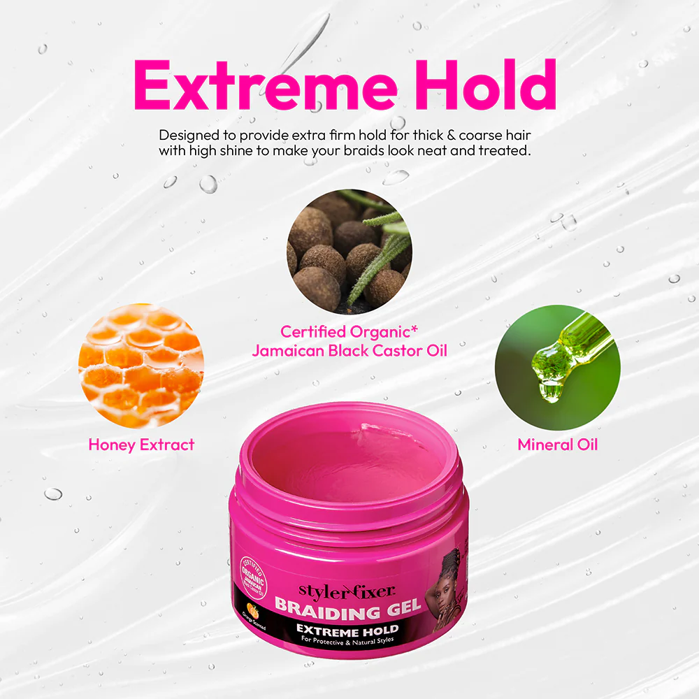 RED by KISS Long-Lasting Styler Fixer Braiding Gel - Extreme Hold - Image 21