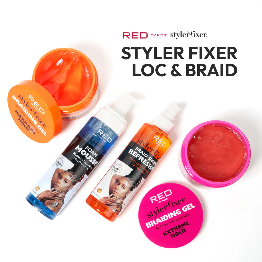 RED by KISS Long-Lasting Styler Fixer Braiding Gel - Extreme Hold - Image 5