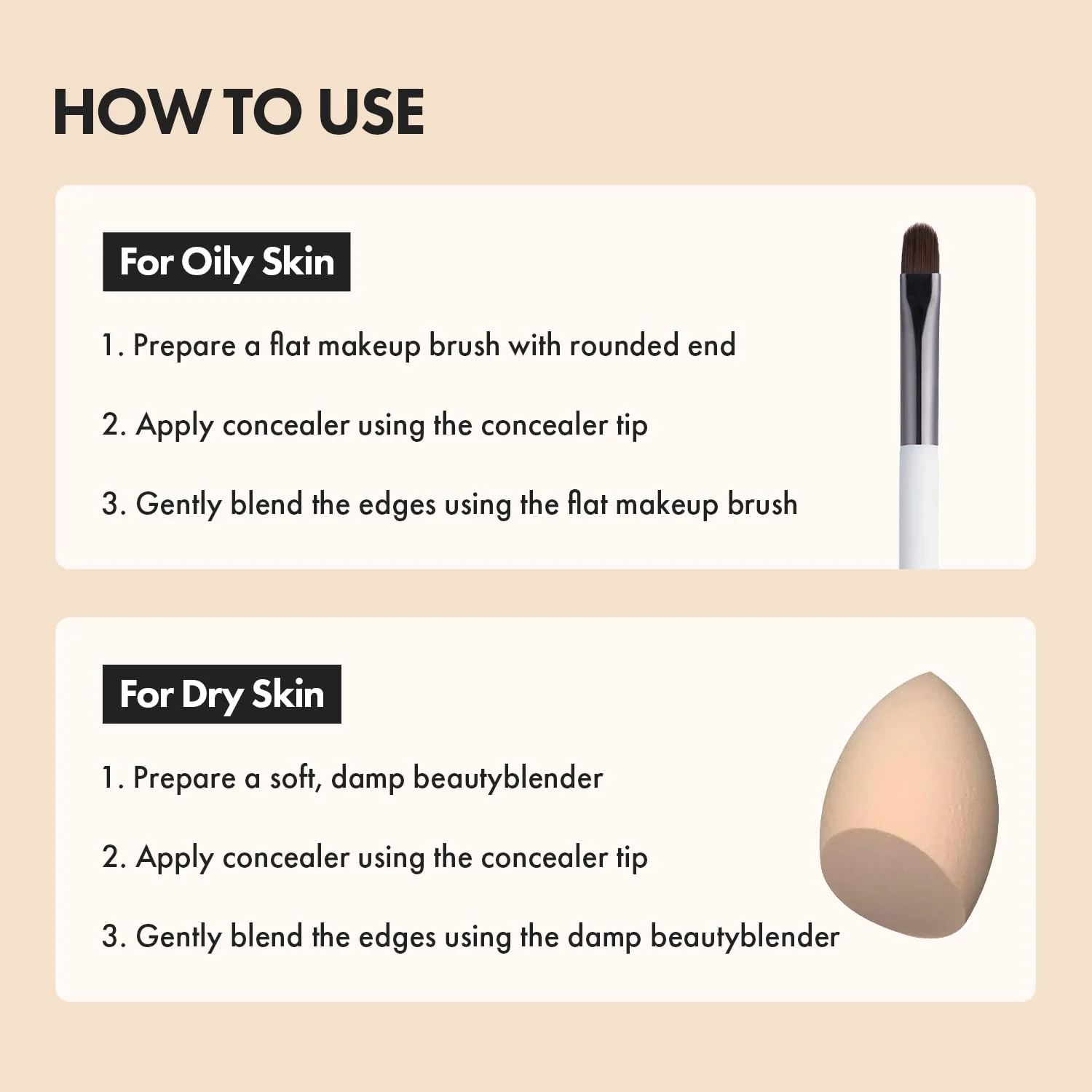 LUNA Long Lasting Tip Concealer Cover-Fit (High Coverage & Semi-Matte) - Image 6