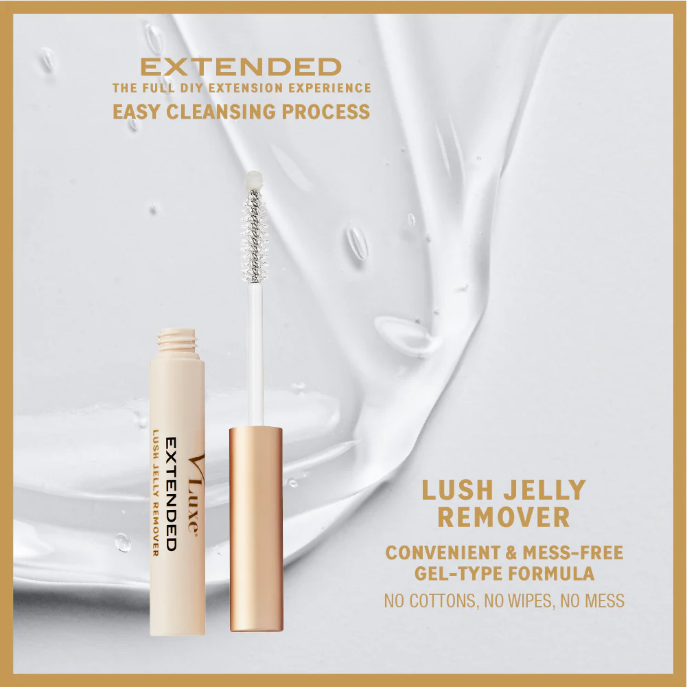 VLuxe By i•ENVY Lush Jelly Lash Remover - No Drip Gel with Built-In Mascara Brush - Image 5