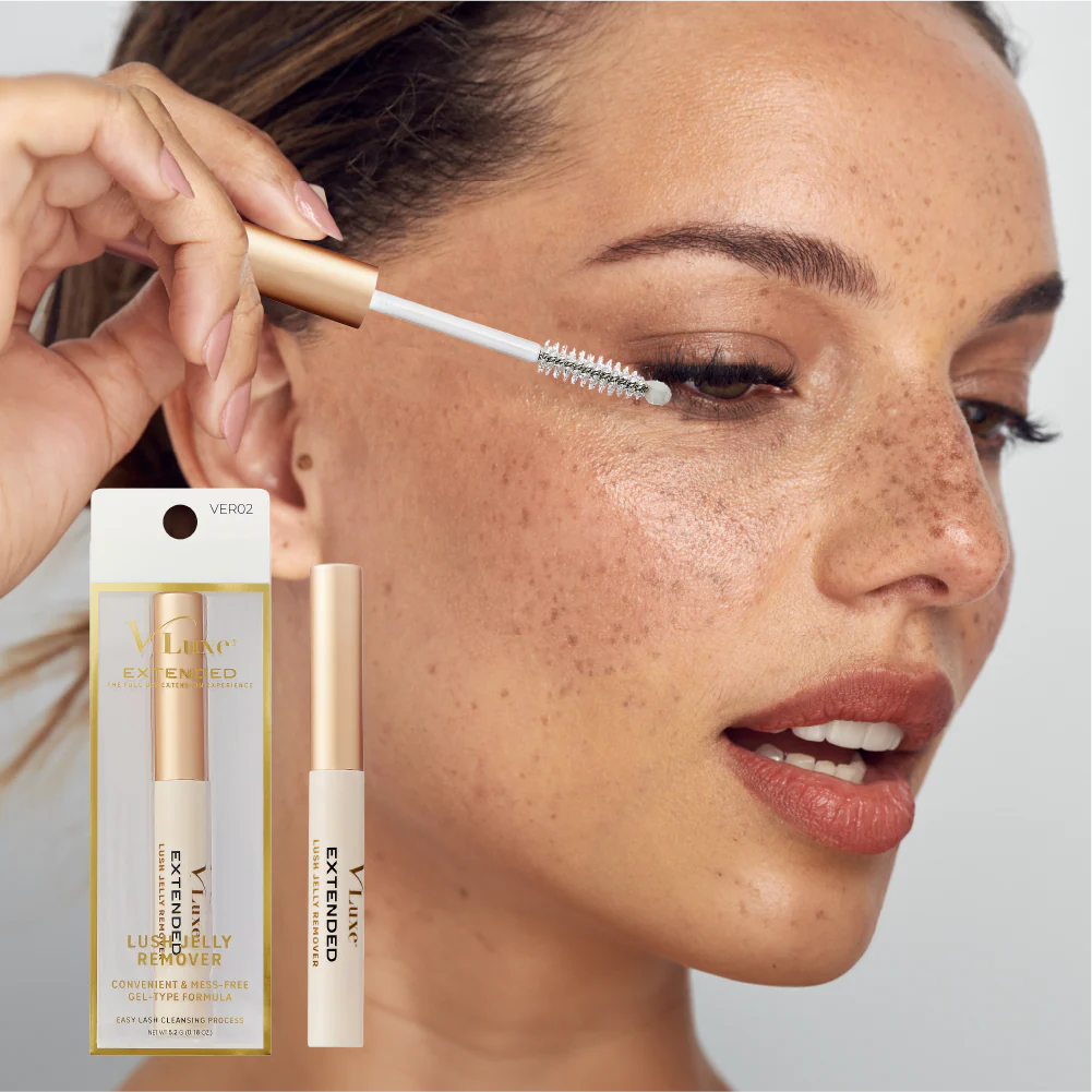 VLuxe By i•ENVY Lush Jelly Lash Remover - No Drip Gel with Built-In Mascara Brush - Image 6