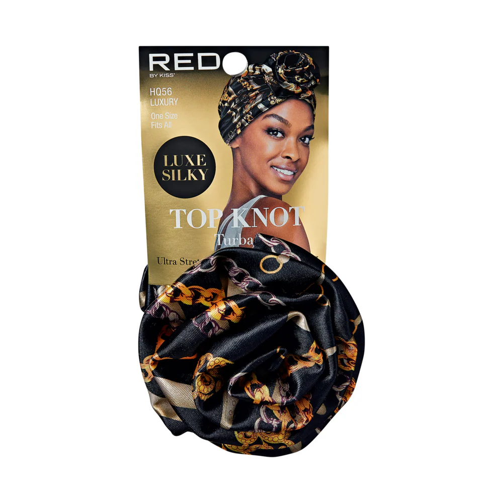 RED by KISS Luxe Silky Top Knot Satin Turban - Image 2