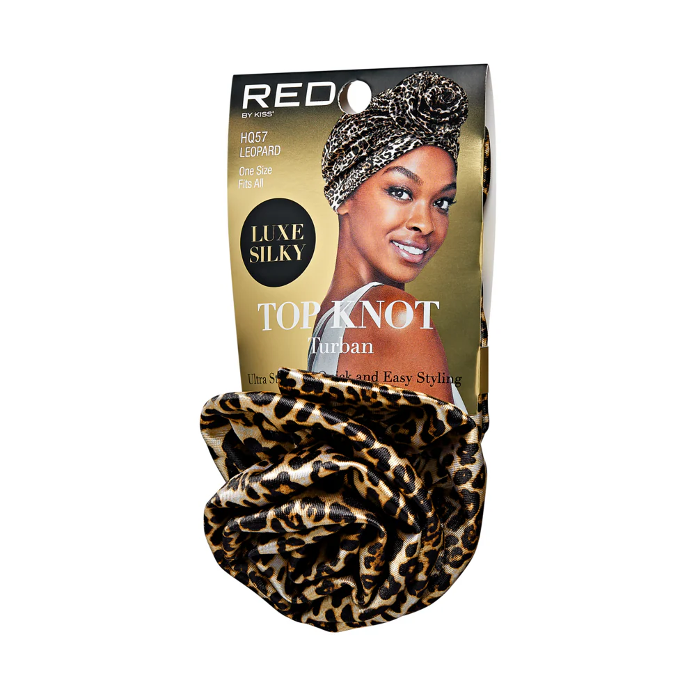 RED by KISS Luxe Silky Top Knot Satin Turban - Image 3