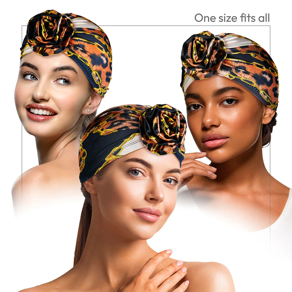 RED by KISS Luxe Silky Top Knot Satin Turban - Image 4