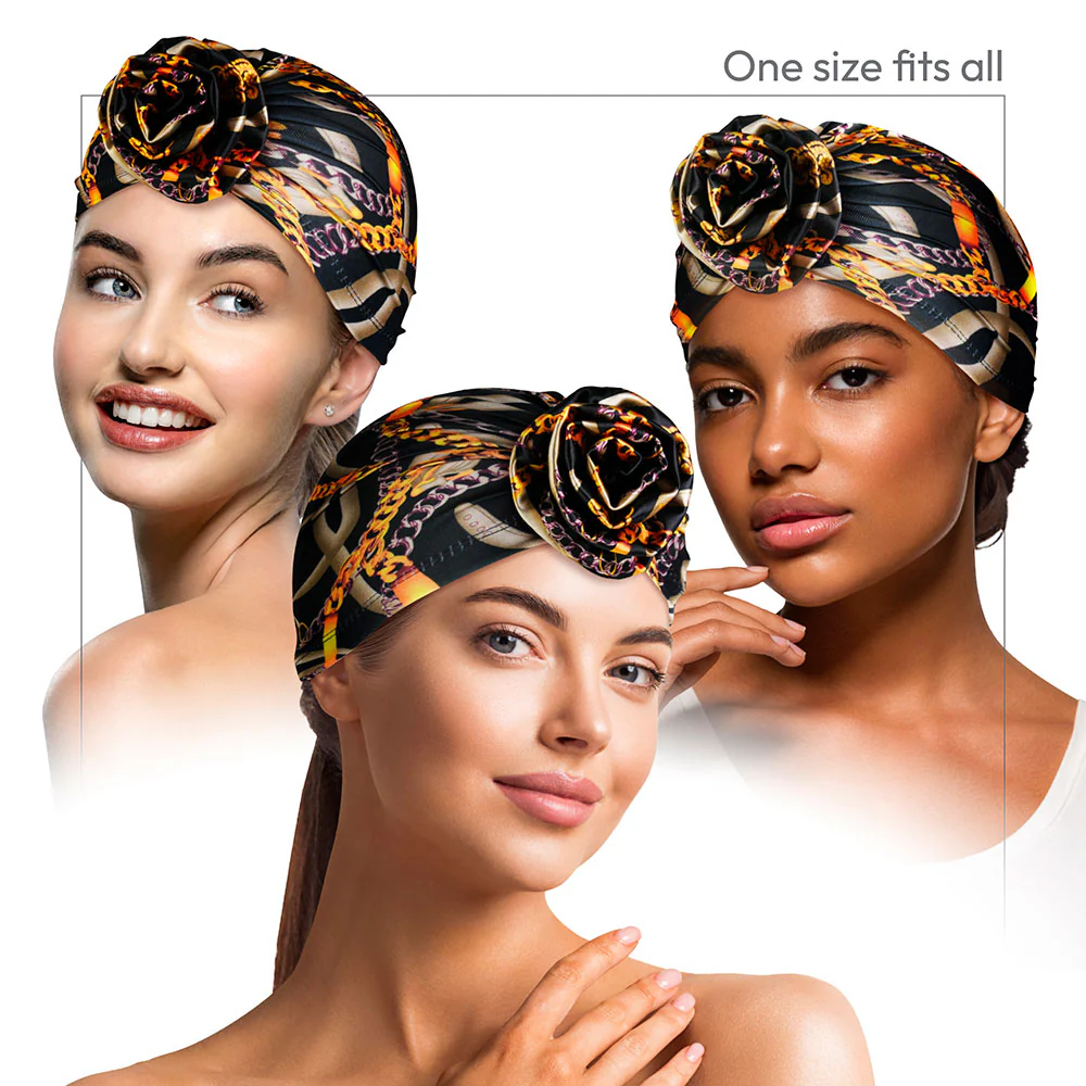 RED by KISS Luxe Silky Top Knot Satin Turban - Image 5