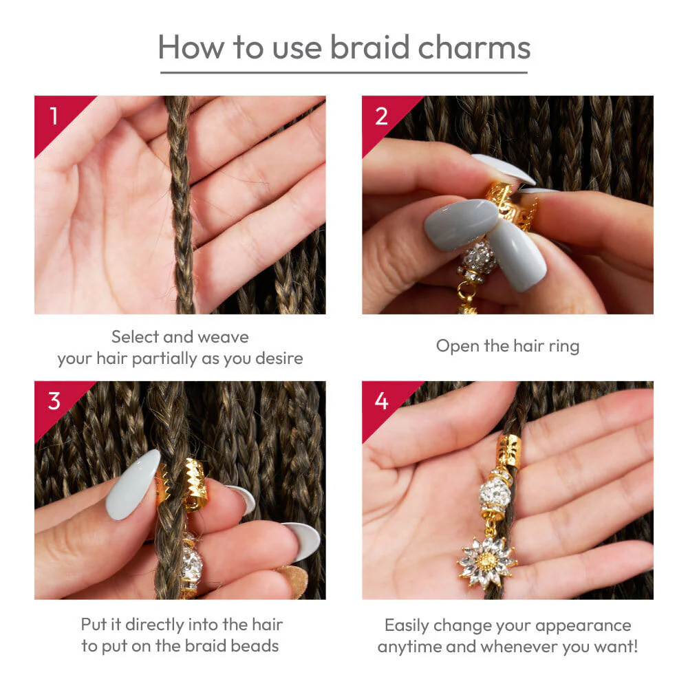 RED by KISS Luxury Style Braid Charm - Image 4