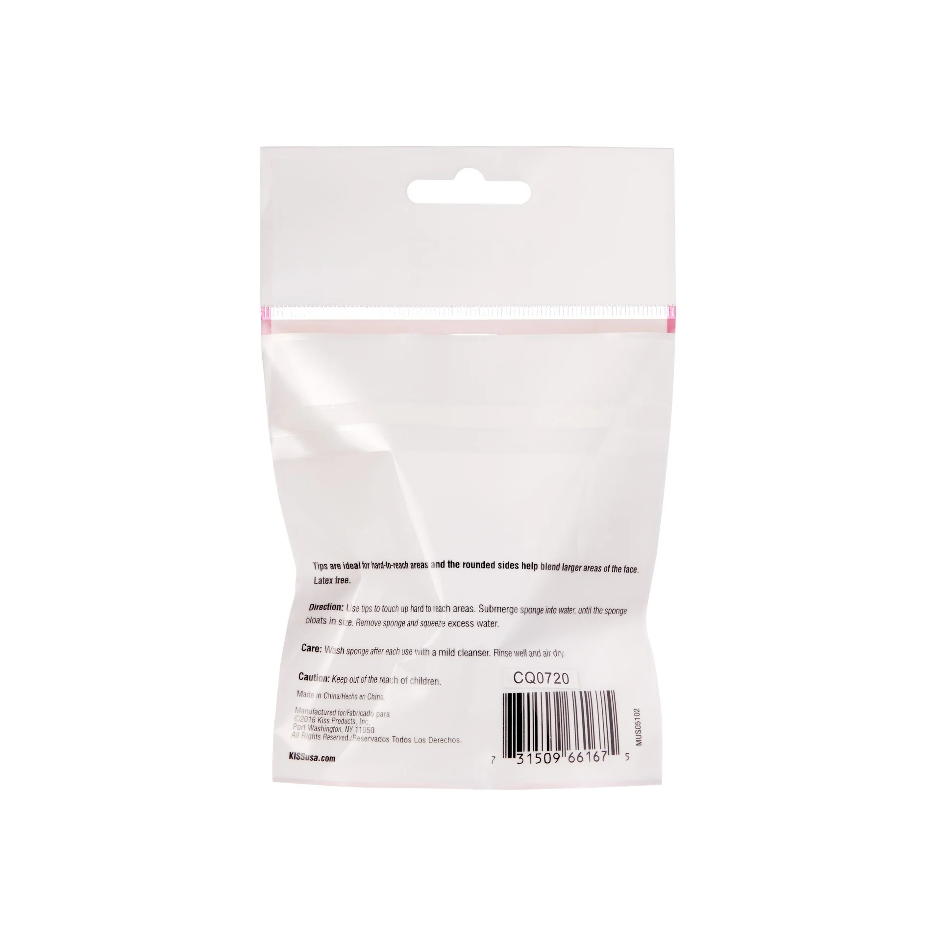 Kiss New York Makeup Sponge Dual Tip - Image 3