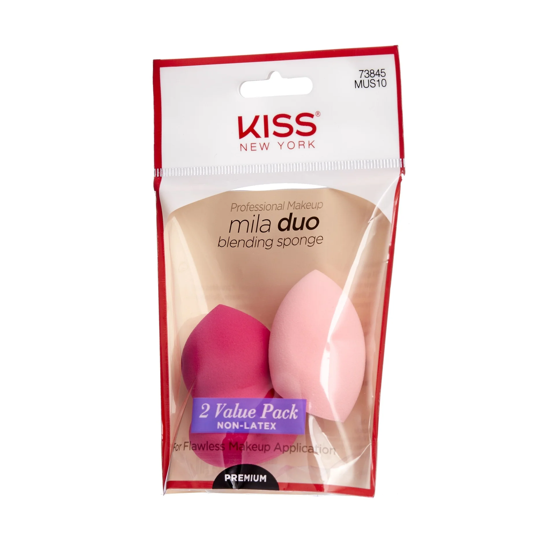 Kiss New York Makeup Sponge Mila Duo - Image 3