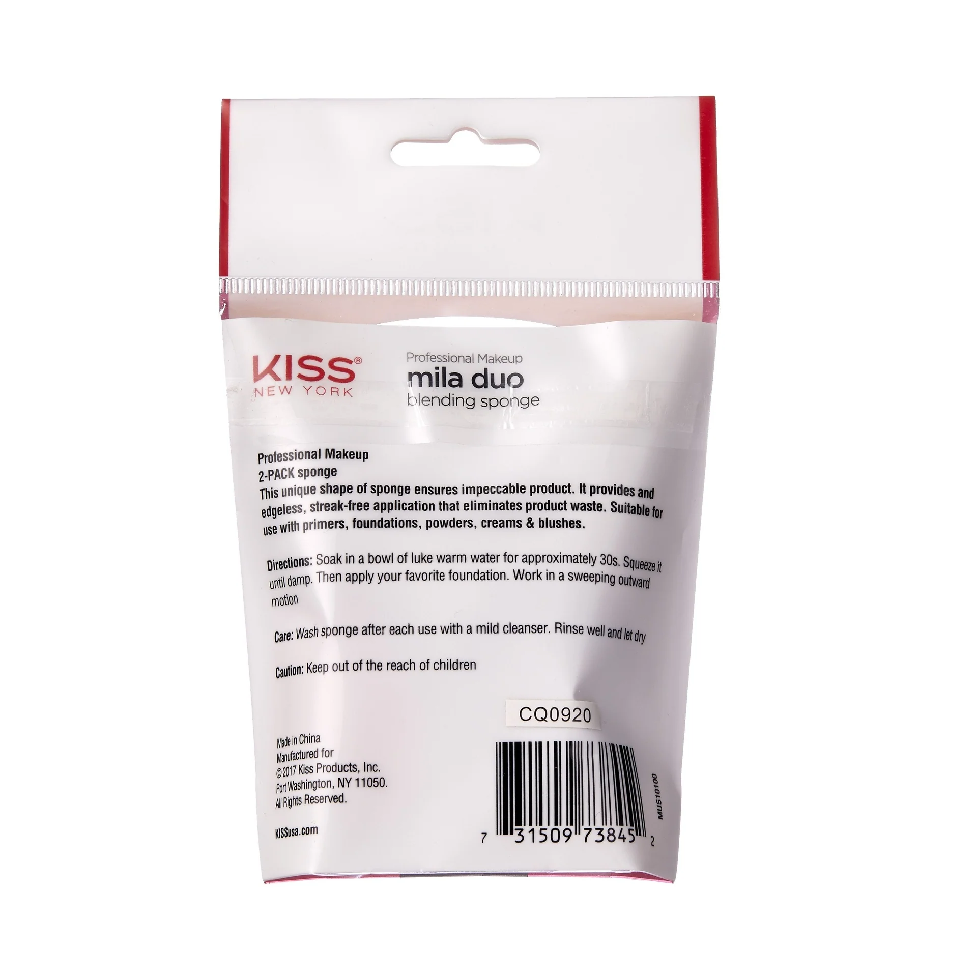 Kiss New York Makeup Sponge Mila Duo - Image 4