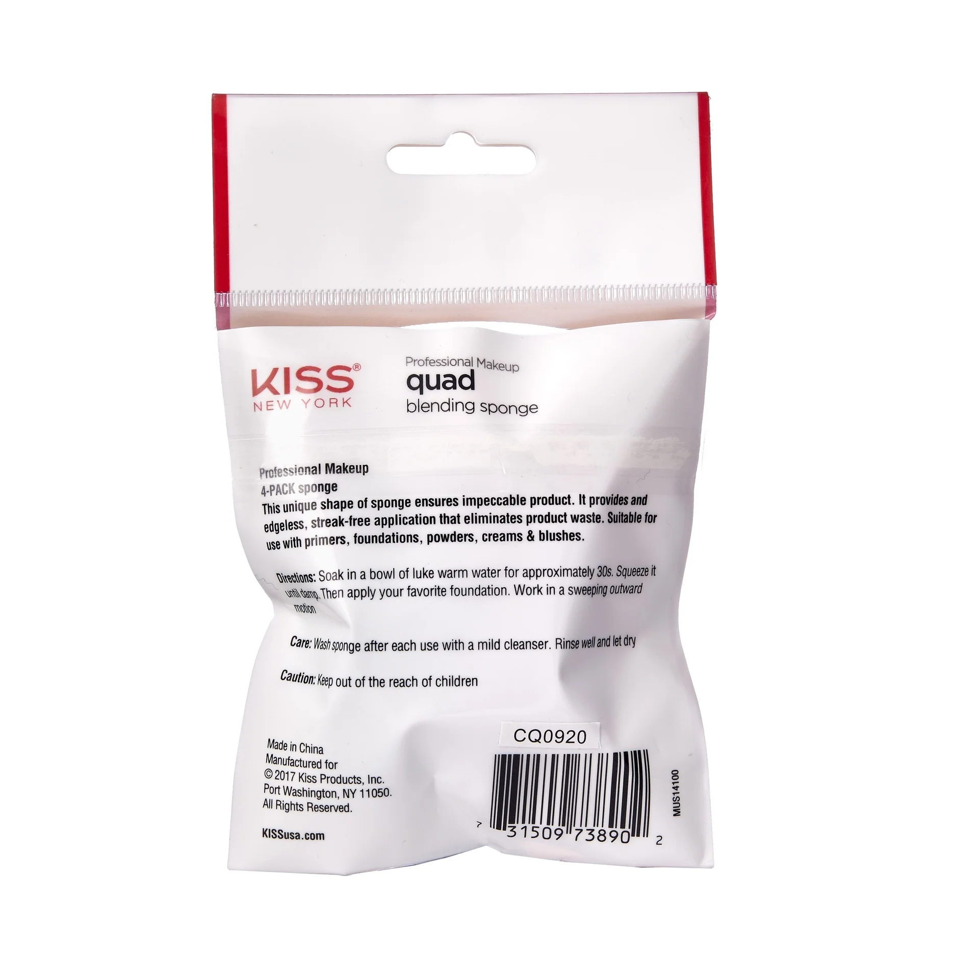 Kiss New York Makeup Sponge Quad - Image 3