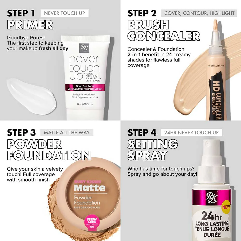 Ruby Kisses Matte Powder Foundation - Image 47