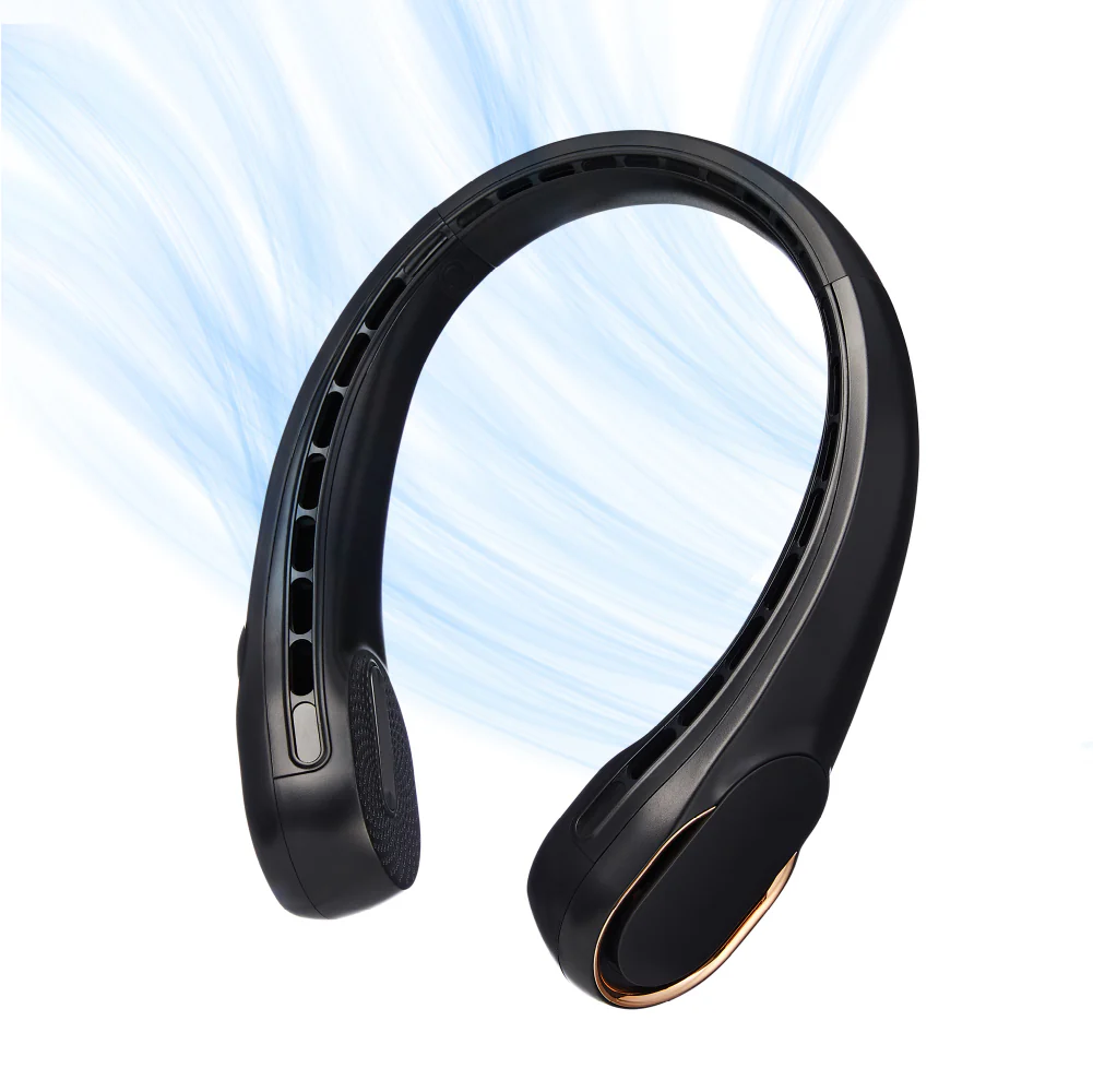 MAVIÉ Portable Neck Fan, Hands-Free Bladeless Personal Fan, 16H Long Battery Life Rechargeable Wearable Fan, 3 Speeds, Quiet 360° Airflow, Lightweight Travel Cooling Fan, Headphone Design - Image 8