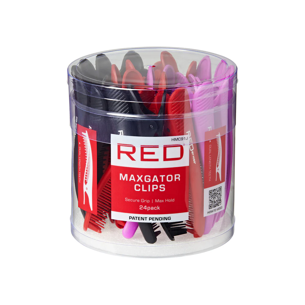 RED by KISS Maxgator Hair Clips for Styling Thick Hair – 24pcs - Image 3