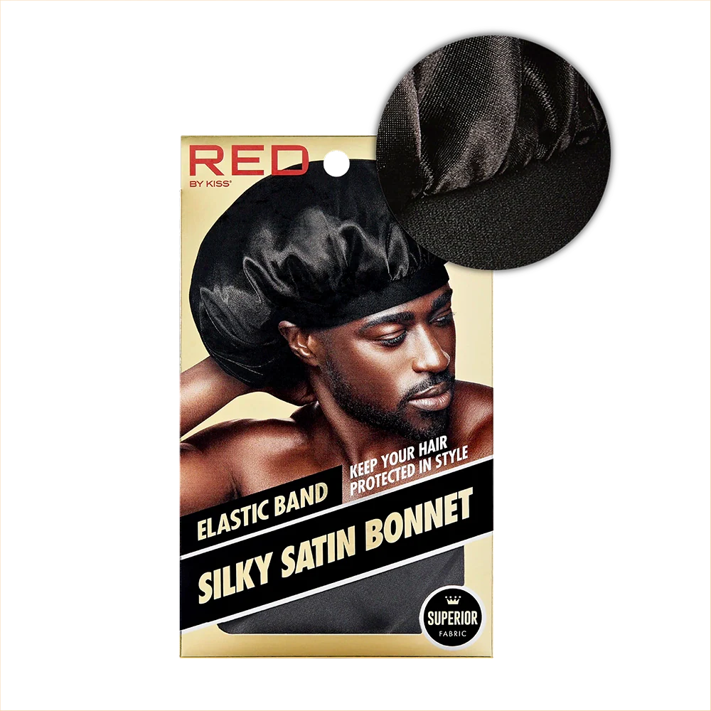 RED by KISS Men's Silky Satin Bonnet – Regular & Braid Size - Image 15