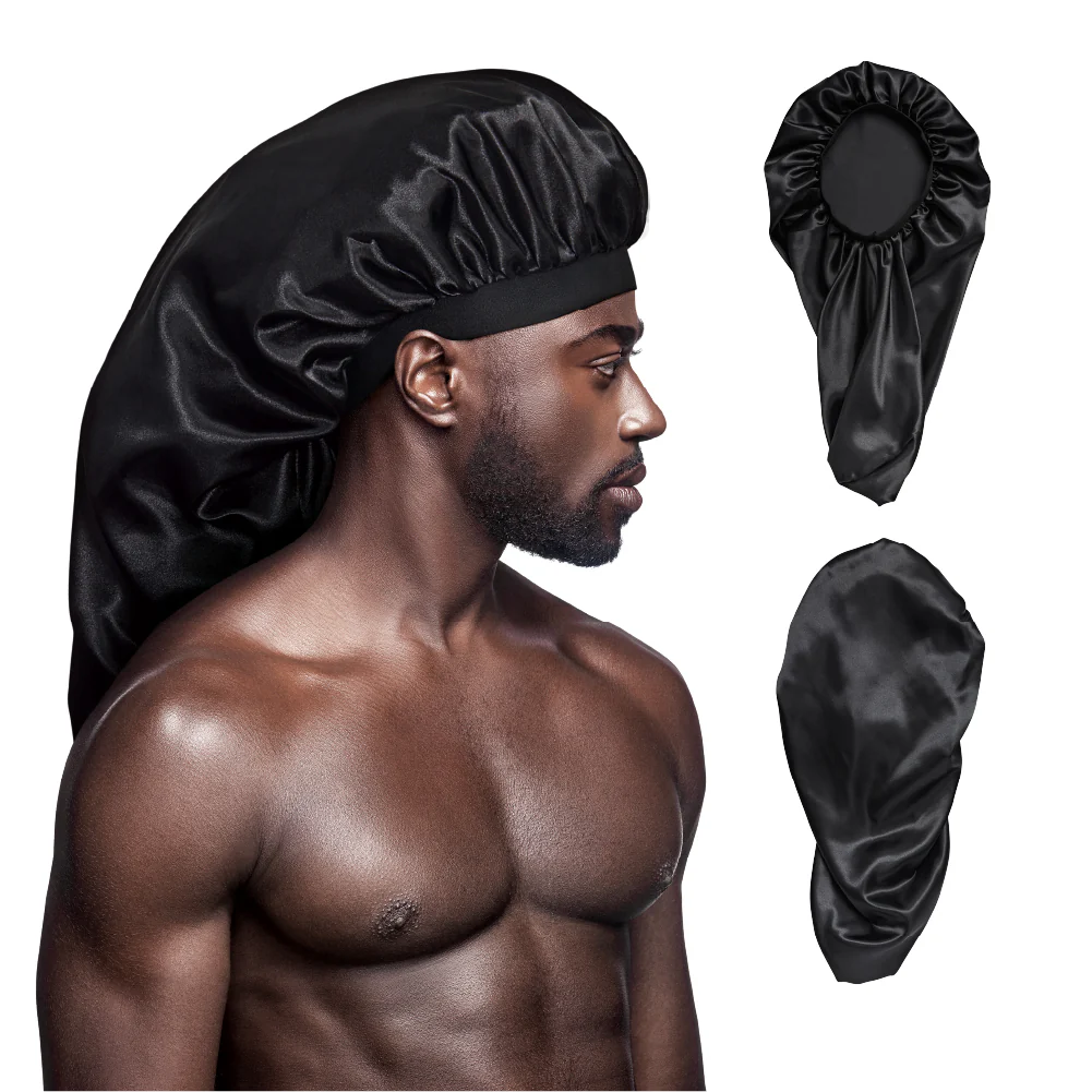 RED by KISS Men's Silky Satin Bonnet – Regular & Braid Size - Image 24