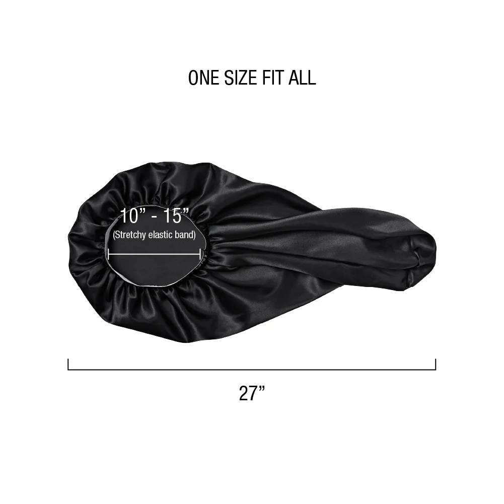 RED by KISS Men's Silky Satin Bonnet – Regular & Braid Size - Image 26
