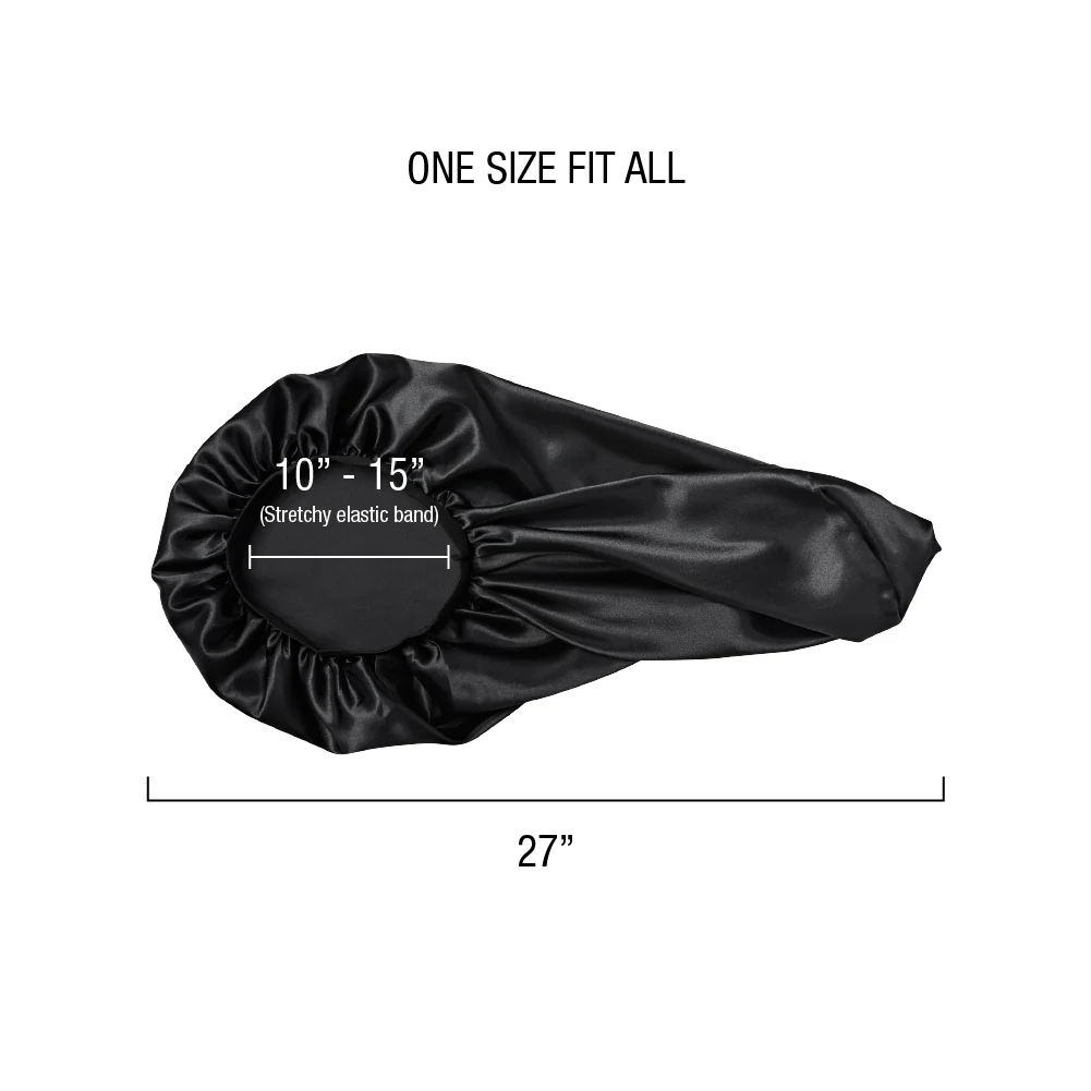RED by KISS Men's Silky Satin Bonnet – Regular & Braid Size - Image 33