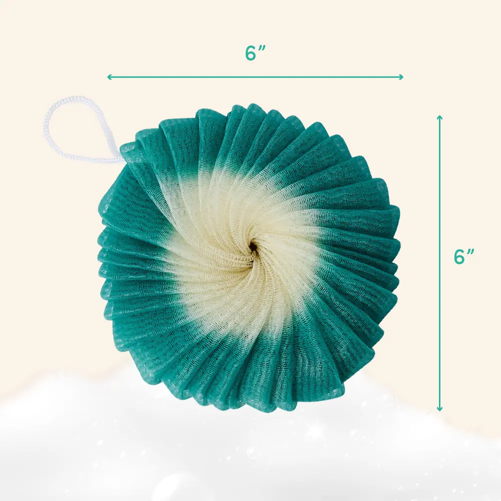 éclat Mesh Bath Sponge Loofah - Soft Exfoliating Shower Pouf Balls - Image 31