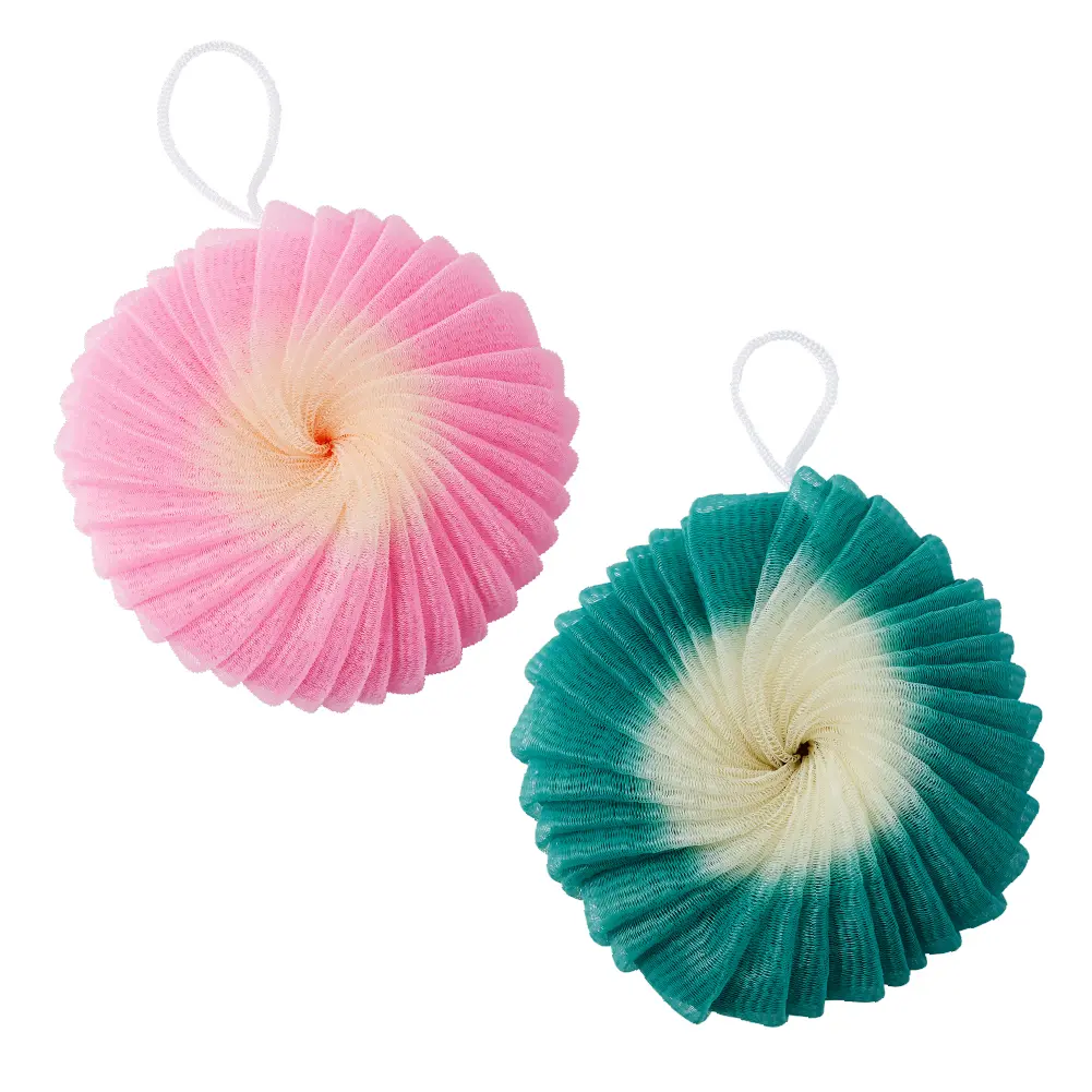éclat Mesh Bath Sponge Loofah - Soft Exfoliating Shower Pouf Balls - Image 39