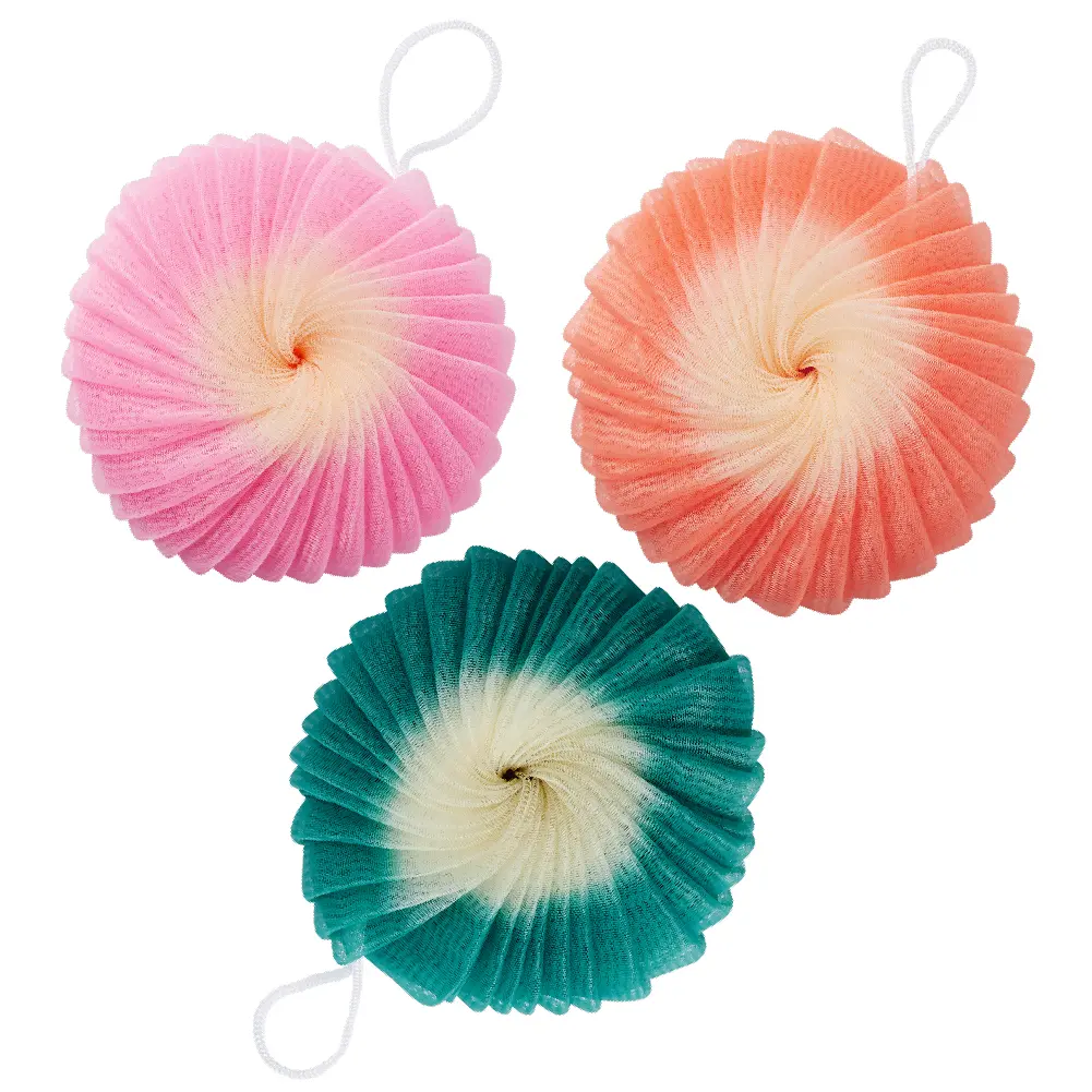 éclat Mesh Bath Sponge Loofah - Soft Exfoliating Shower Pouf Balls - Image 40