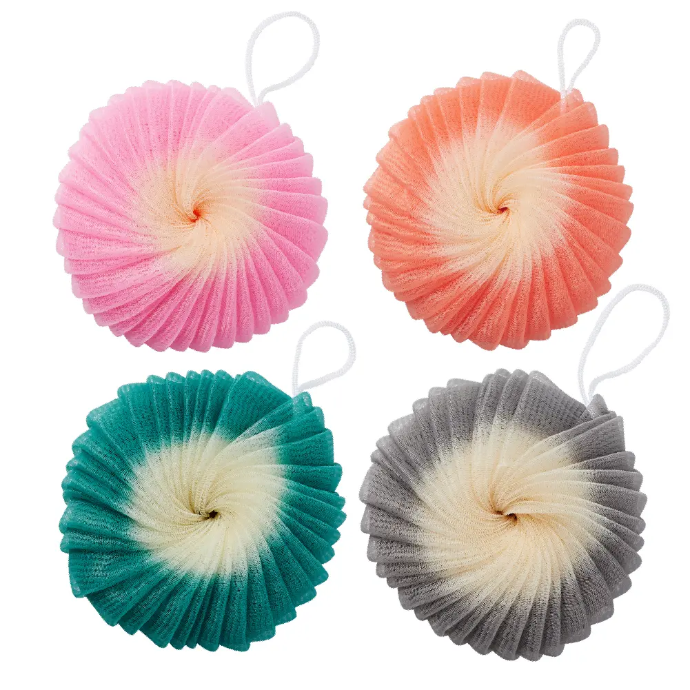 éclat Mesh Bath Sponge Loofah - Soft Exfoliating Shower Pouf Balls - Image 41