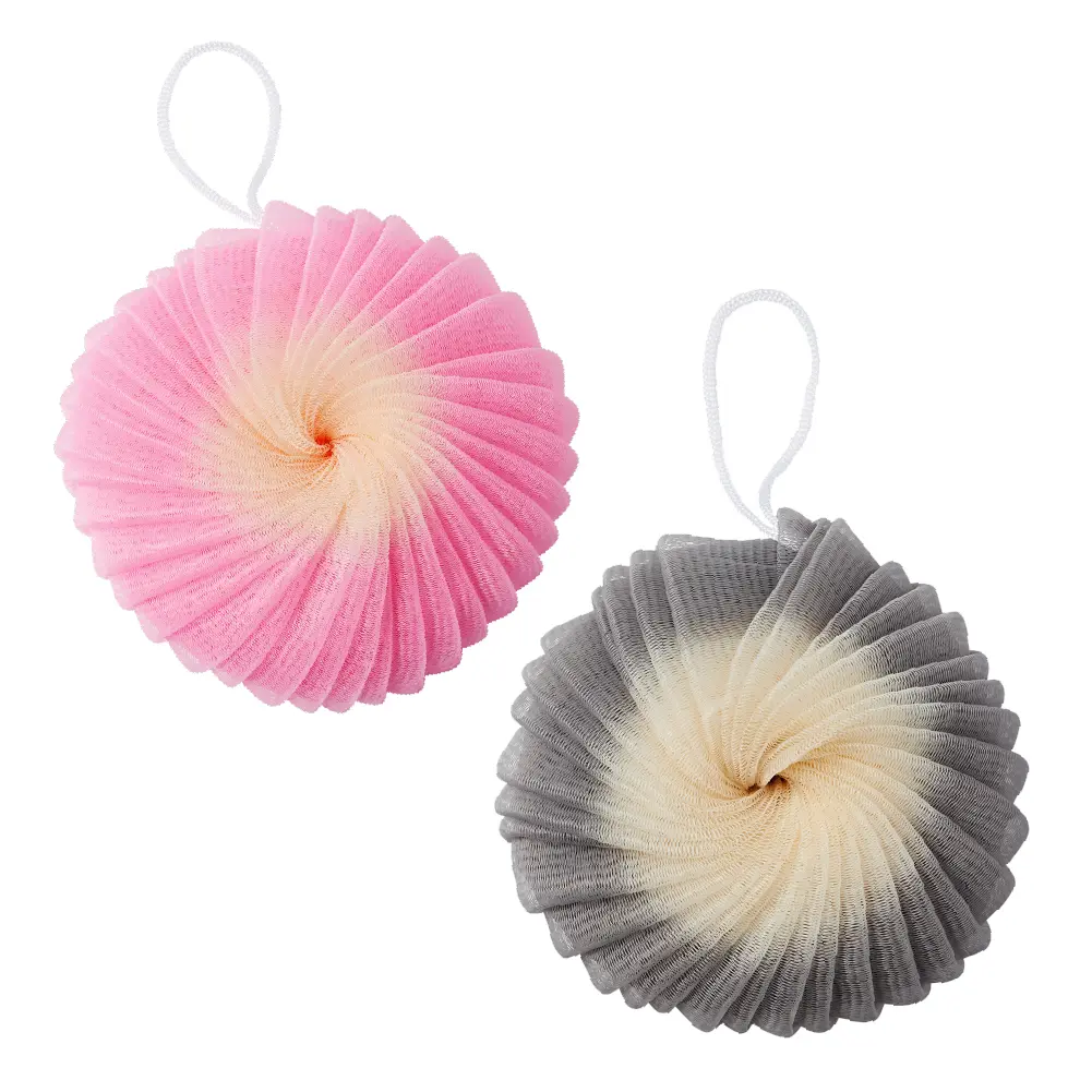 éclat Mesh Bath Sponge Loofah - Soft Exfoliating Shower Pouf Balls - Image 48