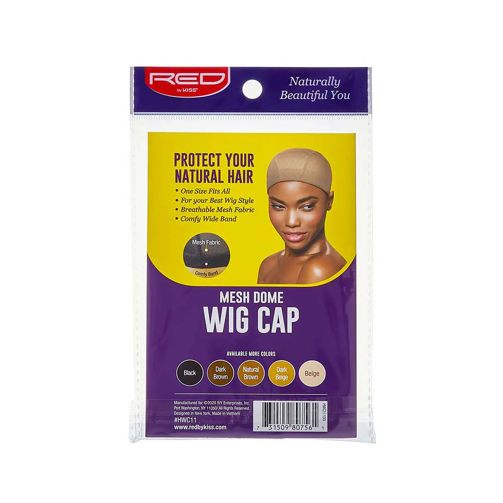 RED by KISS Mesh Dome Wig Cap Breathable Multicolor - Image 19