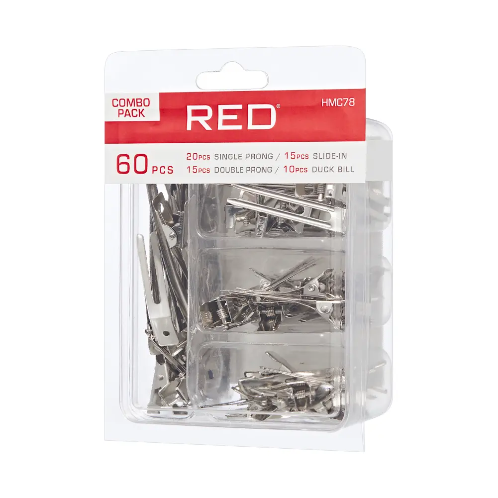 RED by KISS Metal Hair Sectioning Clip Combo - Image 13