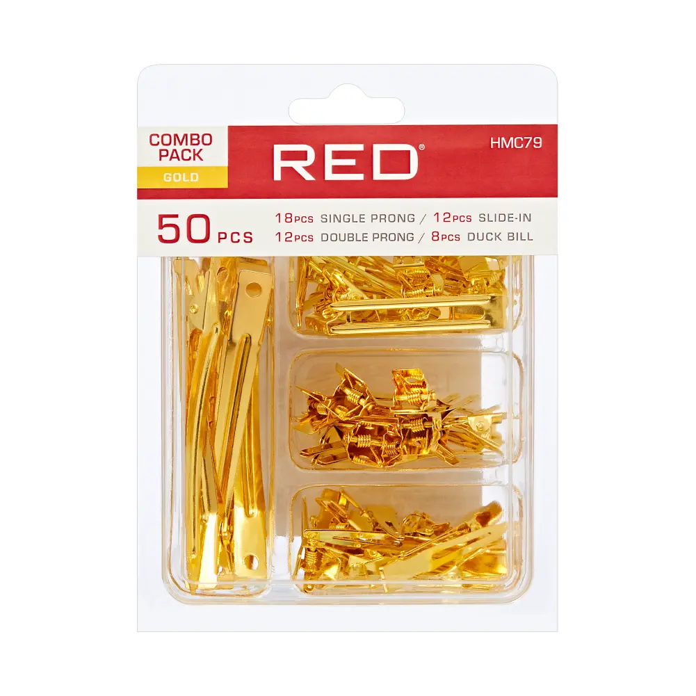 RED by KISS Metal Hair Sectioning Clip Combo - Image 6